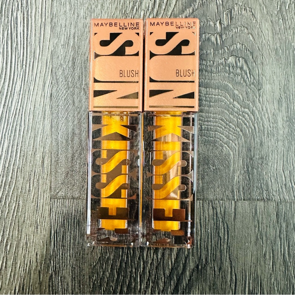 Maybelline Sunkisser Multi-Use Liquid Blush 07 Rooftop Views 2 PACK